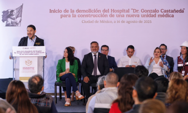 Arranca demolición del antiguo hospital “Dr. Gonzalo Castañeda” del ISSSTE en Tlatelolco