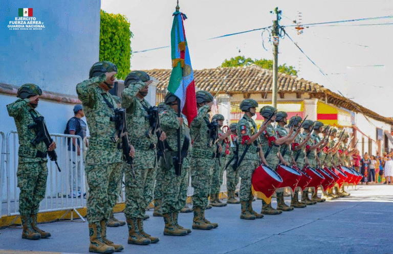 SEDENA conmemora 243 aniversario del natalicio de Vicente Guerrero con desfile cívico-militar en Tixtla