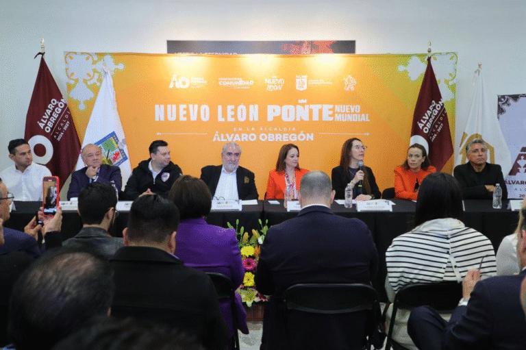 Álvaro Obregón y Nuevo León fortalecen lazos con feria cultural y deportiva en San Ángel