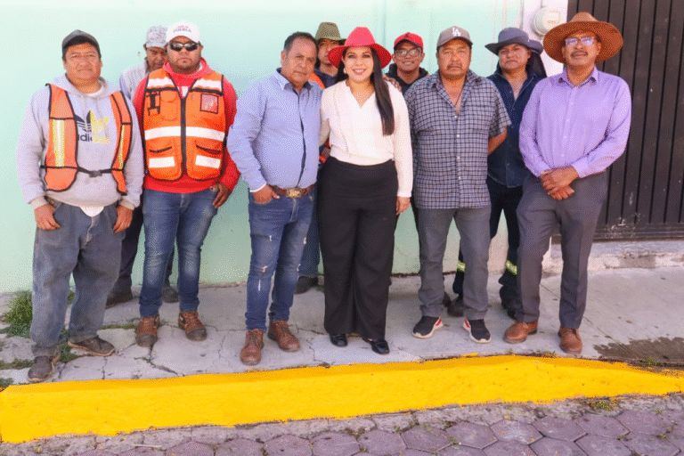 Gobierno de Cholula refuerza mantenimiento urbano en el primer cuadro de la ciudad