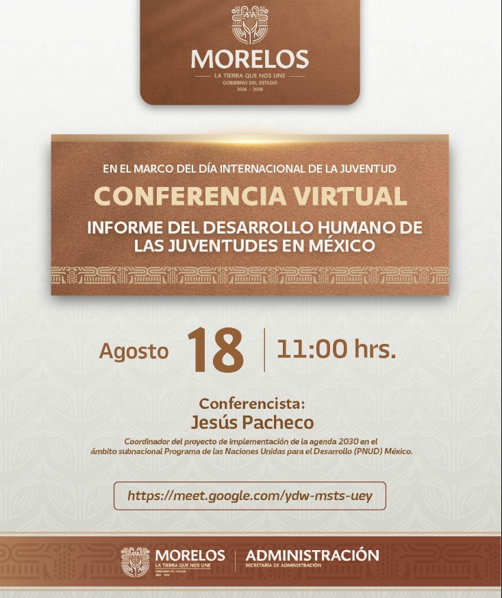Capacita Gobierno de Morelos a servidores públicos sobre desarrollo de las juventudes