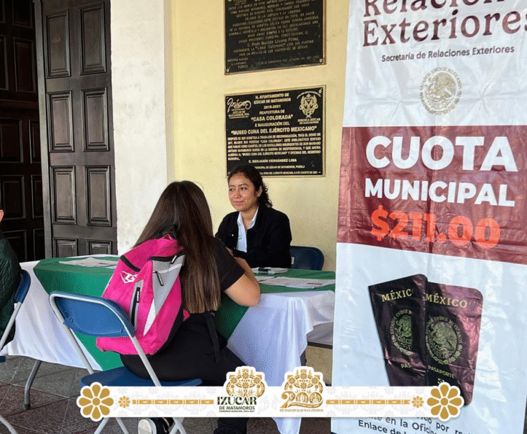 Instalarán módulo de asesoría para tramitar pasaporte mexicano en Izúcar de Matamoros