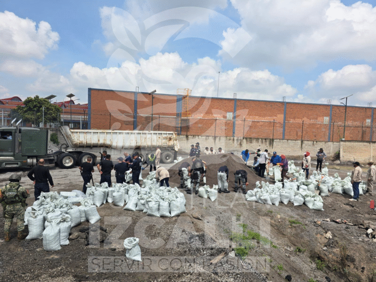 Refuerzan medidas preventivas en Ejidal San Isidro ante riesgos por la presa El Ángulo