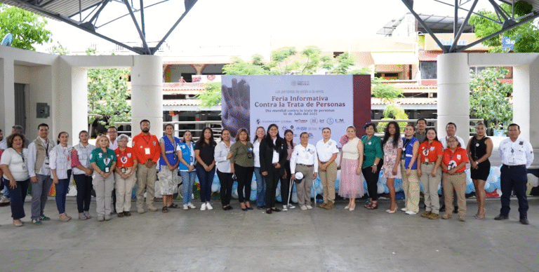 INM organiza Feria Informativa en Tapachula para prevenir la trata de personas