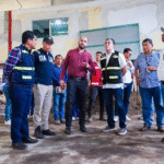 Yamil Melgar supervisa avances en rehabilitación de espacios deportivos en Tapachula