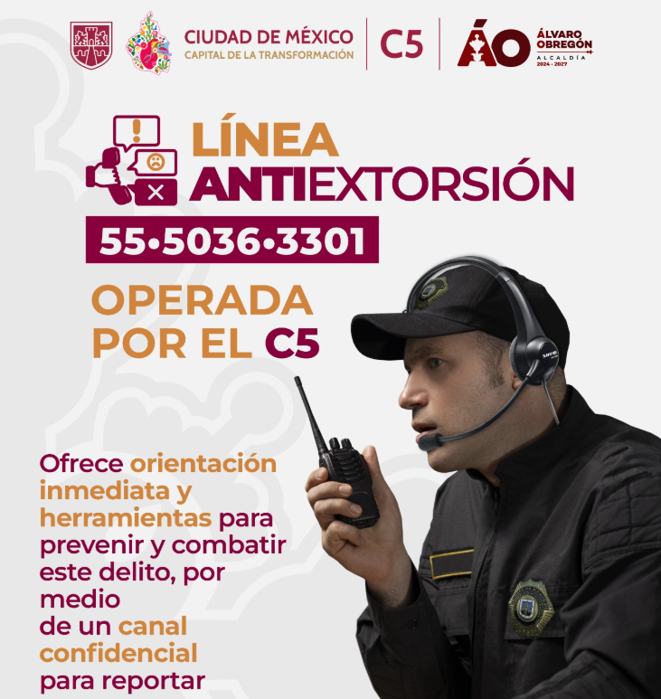 Álvaro Obregón llama a denunciar de forma confidencial casos de extorsión