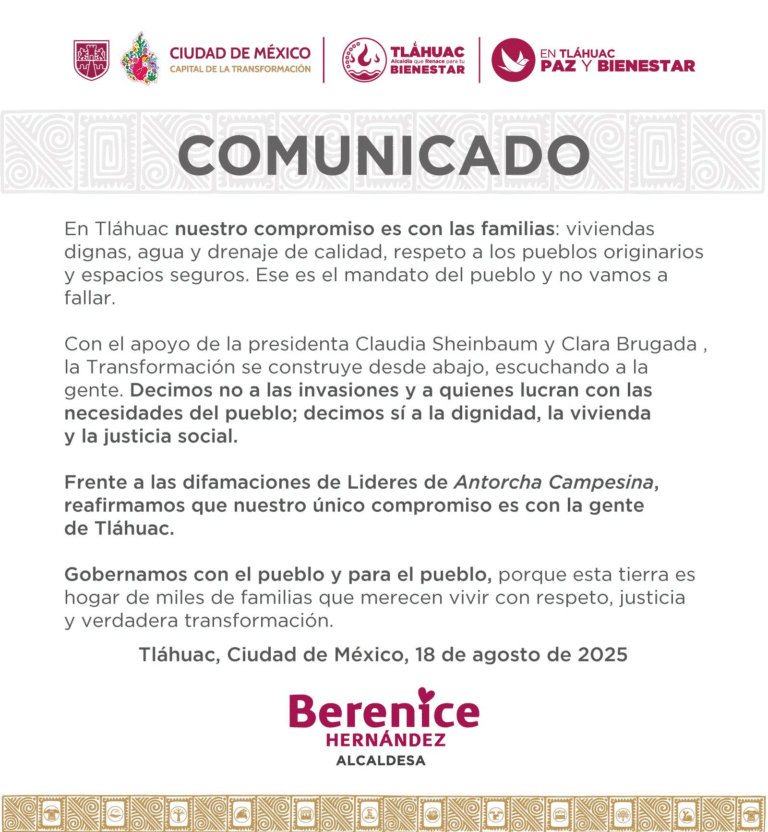 Gobierno de Tláhuac reafirma compromiso con la vivienda digna y la justicia social