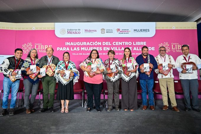 Delfina Gómez inaugura Centro Libre en Villa de Allende para el empoderamiento de las mujeres