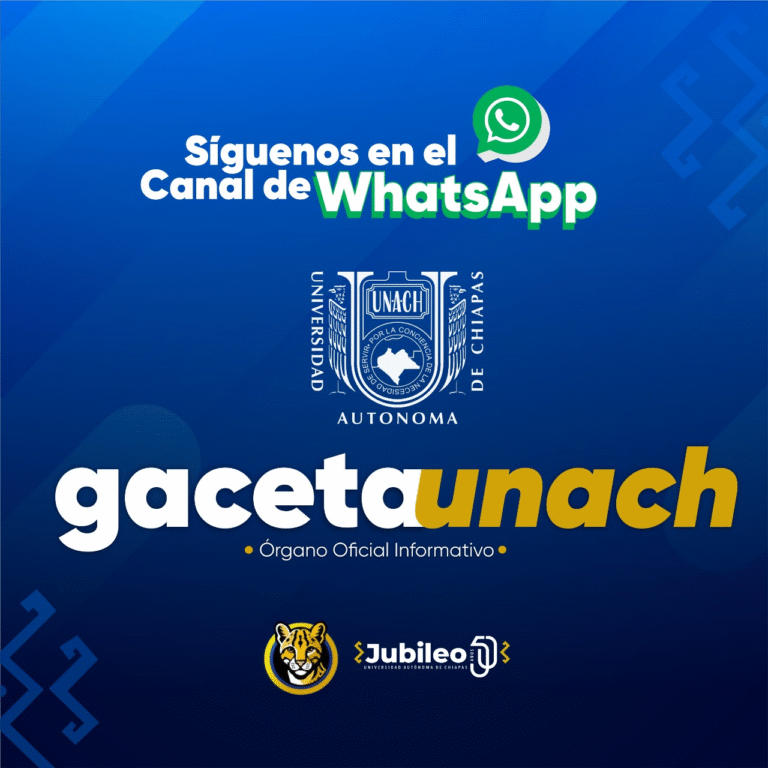 UNACH lanza canal oficial de WhatsApp para mantener informada a su comunidad