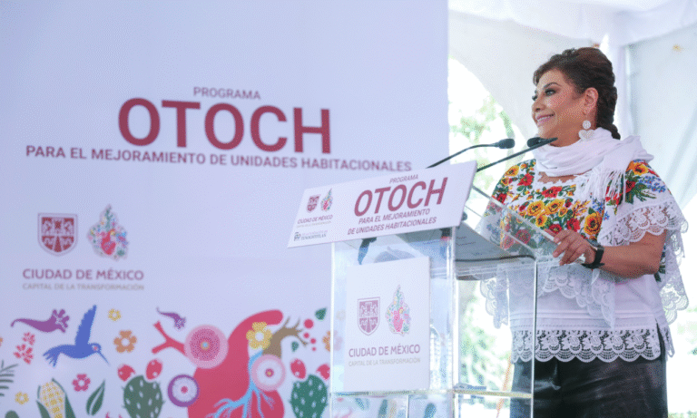Clara Brugada lanza programa “Otoch” con 600 mdp para rehabilitar unidades habitacionales en CDMX