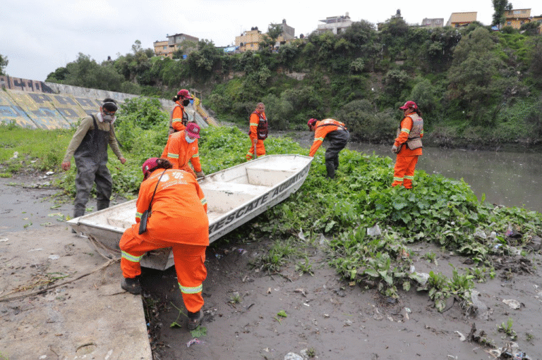 Álvaro Obregón refuerza limpieza de presas y barrancas para prevenir riesgos en temporada de lluvias