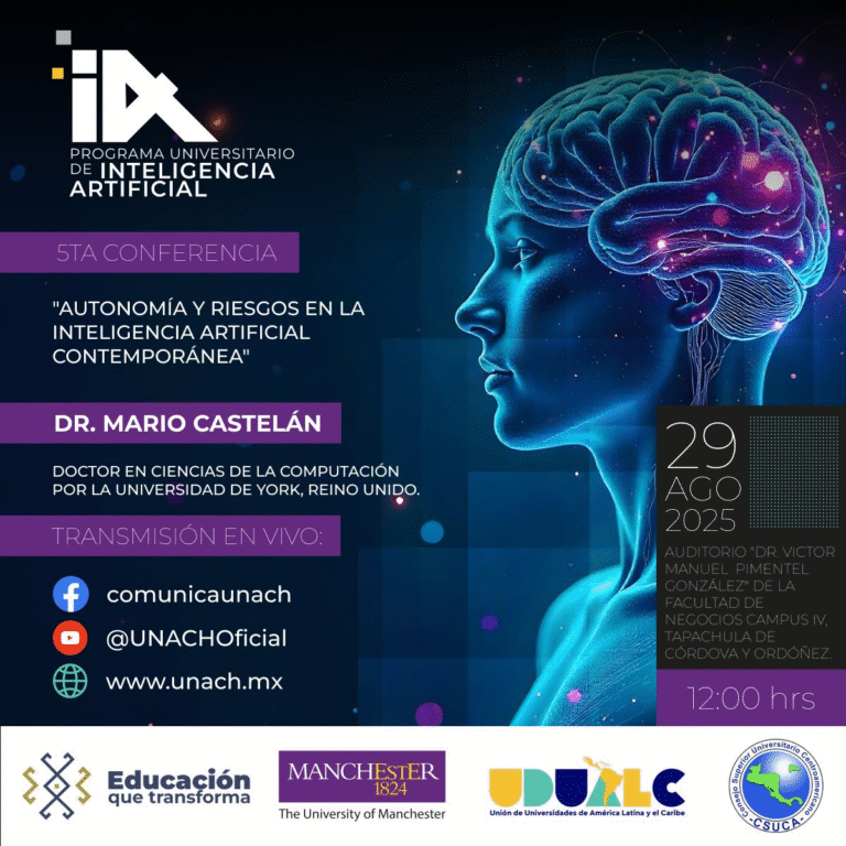 UNACH invita a conferencia sobre los alcances y riesgos de la inteligencia artificial