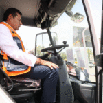Gobierno de Puebla dignifica vialidades con barredoras mecánicas tras años de abandono