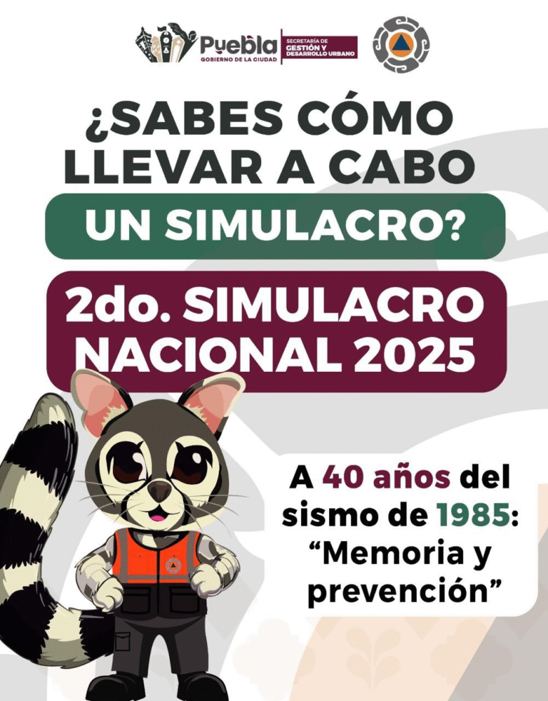 Gobierno de la Ciudad convoca a participar en el 2º Simulacro Nacional 2025