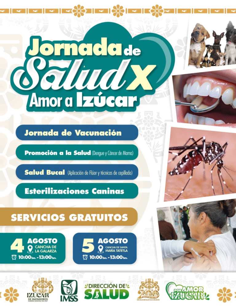 Izúcar promueve salud y bienestar con jornadas gratuitas para familias y mascotas