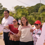 Rocío Nahle inicia obra del tramo carretero El Paralelo – Las Choapas en Veracruz