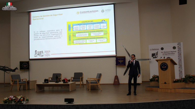 SEDENA realiza en Santa Lucía el Tercer Seminario Regional de Seguridad Aérea