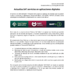 SAT amplía servicios digitales para facilitar trámites fiscales a contribuyentes