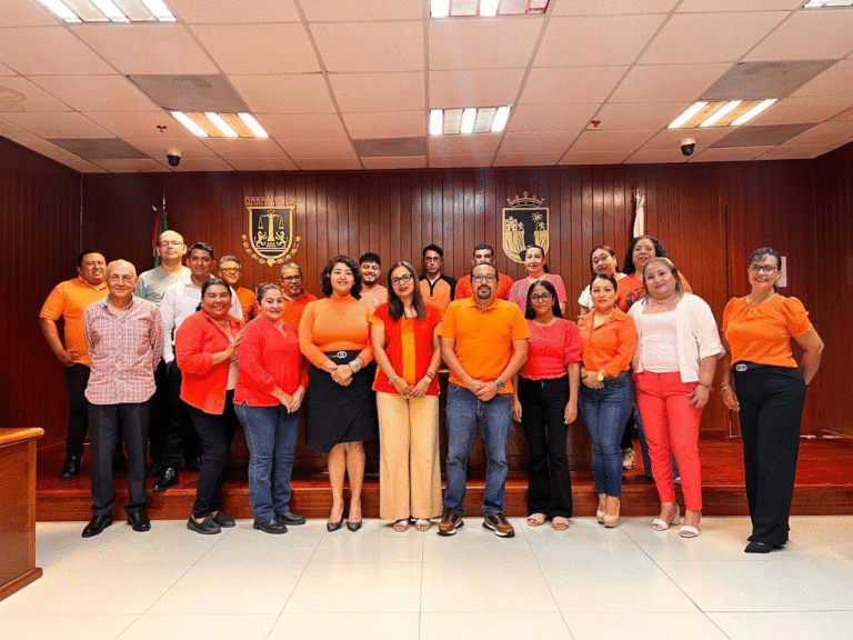 Poder Judicial de Chiapas se suma al Día Naranja contra la violencia hacia mujeres y niñas