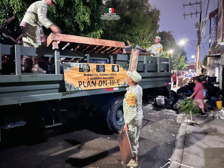 Ejército Mexicano activa Plan DN-III-E en apoyo a familias afectadas por lluvias en Querétaro