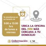 INM facilita consulta de oficinas de representación en línea para trámites migratorios