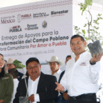 Alejandro Armenta impulsa al campo poblano con apoyos y reforestación en Nopalucan