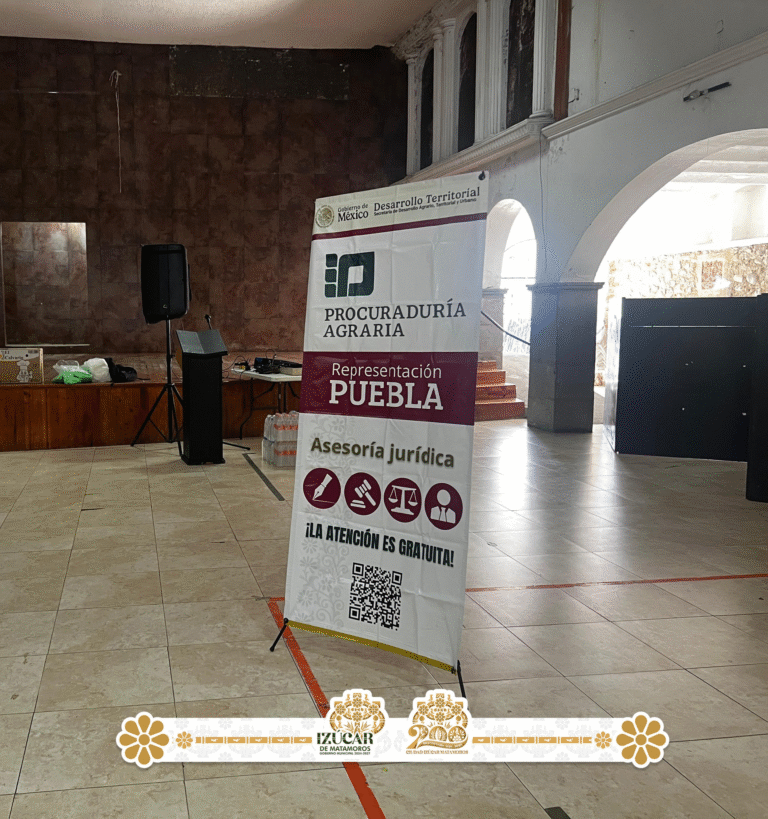 Izúcar de Matamoros realiza Jornada de Justicia Itinerante para regularizar derechos agrarios