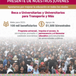 Impulsa Clara Brugada becas para universitarios con apoyos de transporte y más en CDMX