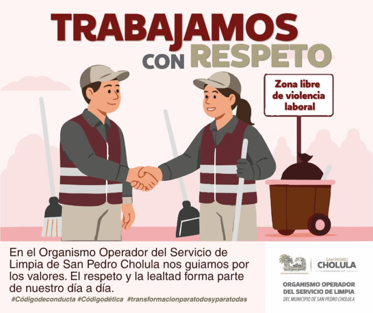 Gobierno de San Pedro Cholula refuerza valores de respeto y lealtad en el servicio público