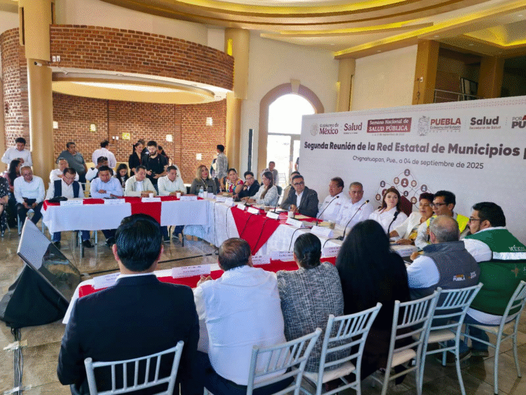 Alcalde de San Martín Texmelucan participa en la Red Estatal de Municipios por la Salud