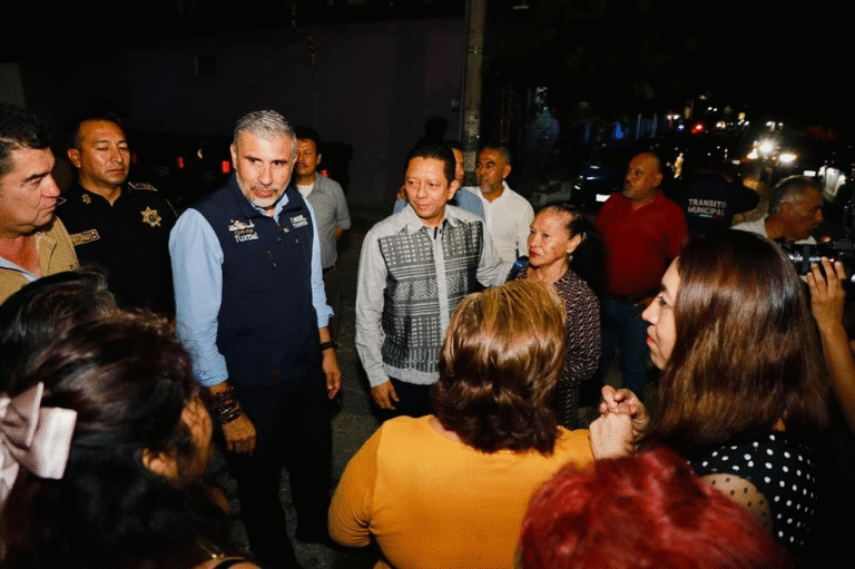 Refuerzan seguridad en Tuxtla con nuevo alumbrado en la colonia Bienestar Social