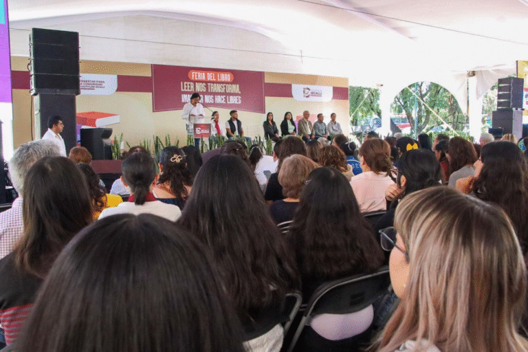 Cuautitlán Izcalli inaugura Feria del Libro “Leer nos transforma, imaginar nos hace libres”
