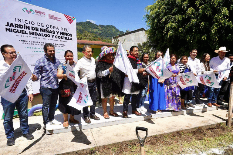 Eduardo Ramírez fortalece a Chenalhó con infraestructura, educación, salud y apoyos productivos