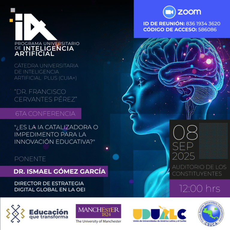 UNACH invita a conferencia sobre el impacto de la Inteligencia Artificial en la educación