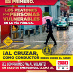 Gobierno de Veracruz refuerza campaña vial: “El peatón es primero”