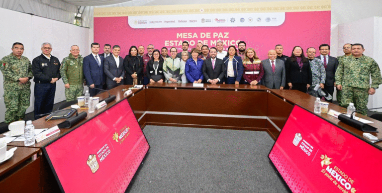 Delfina Gómez encabeza ceremonia cívica y Mesa de Paz en Cuautitlán Izcalli