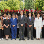 Pepe Chedraui encabeza entrega de banderas en escuelas y comunidades de Puebla