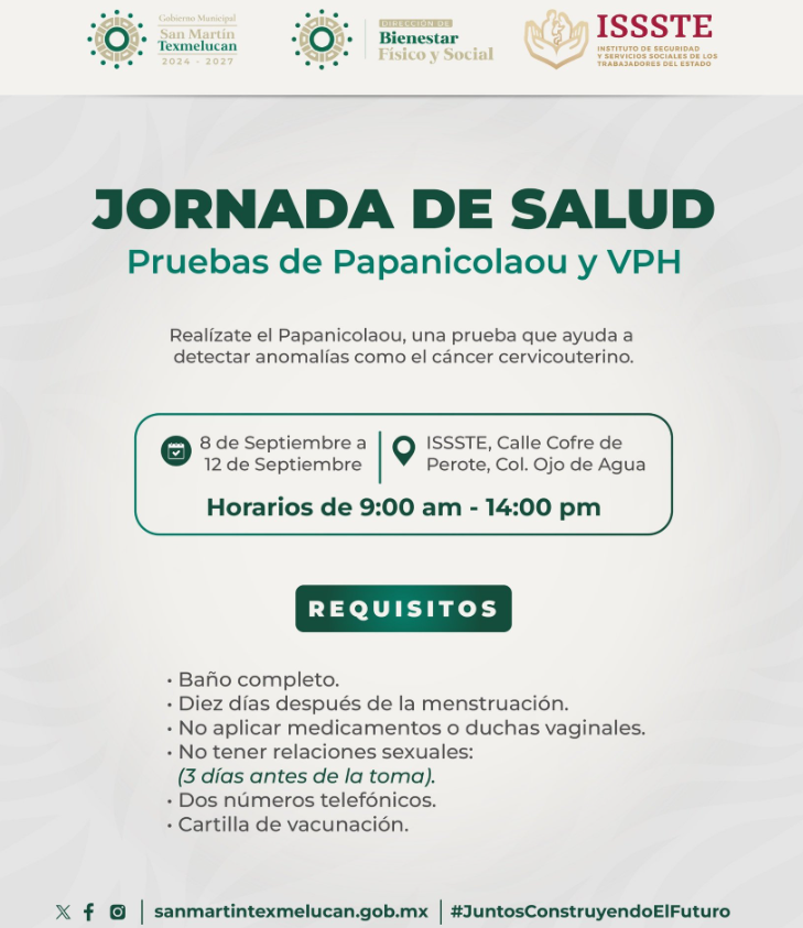 San Martín Texmelucan impulsa jornada de salud gratuita para mujeres