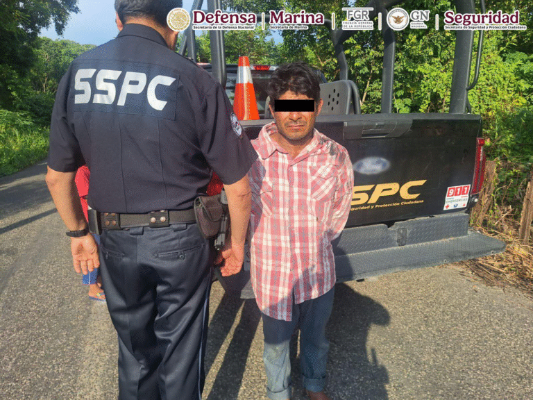 Capturan en Tabasco a presunto responsable de multihomicidio y rescatan a siete menores