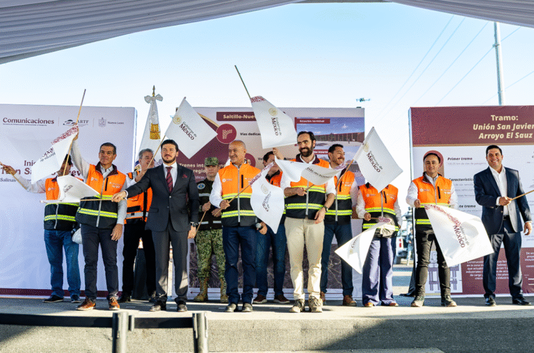 Inician en Nuevo León las obras del Tren del Norte Saltillo-Monterrey-Nuevo Laredo