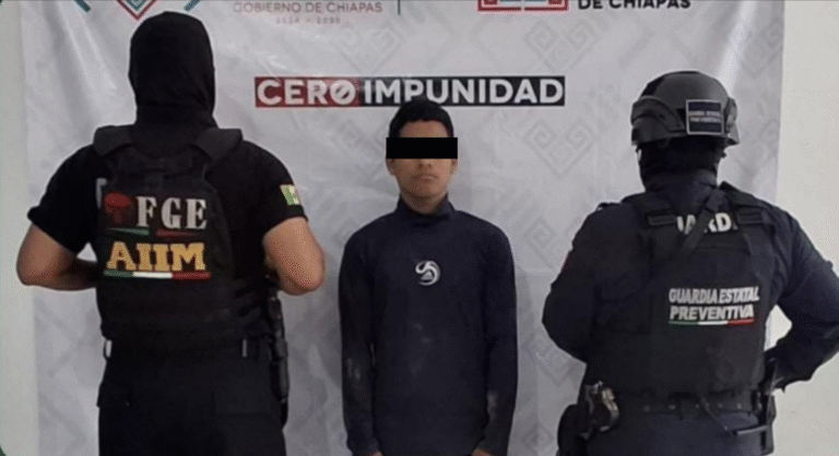 Elementos policiales aprehenden a presunto violador: FGE