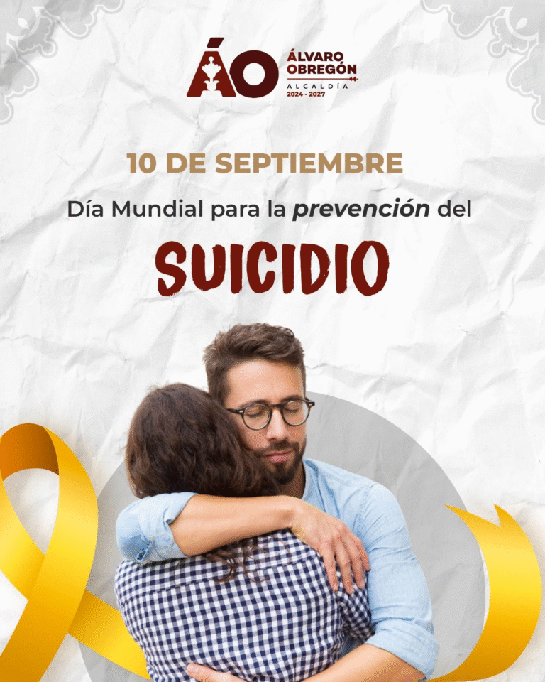 Álvaro Obregón conmemora el Día Mundial para la Prevención del Suicidio
