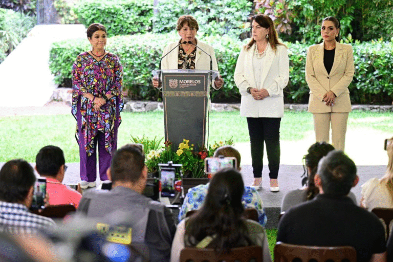 Gobernadora Delfina Gómez resalta reducción del 45% en robo de vehículos en Edoméx gracias a coordinación interestatal