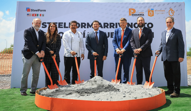 Samuel García arranca construcción de planta Steelform en Pesquería con inversión de 60 mdd