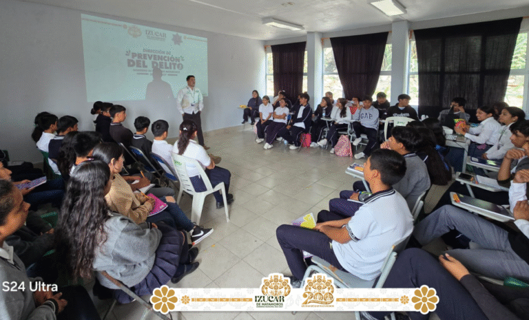 Gobierno de Izúcar de Matamoros promueve la prevención de adicciones y violencia entre estudiantes