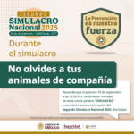 Financiera para el Bienestar llama a participar en el Segundo Simulacro Nacional 2025 con enfoque en protección animal