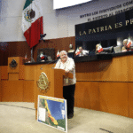Manuel Huerta defiende en el Senado reforma sobre Guardia Nacional y niega militarización del país