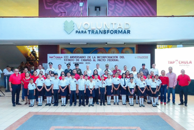 Tapachula conmemora 201 años de la incorporación de Chiapas al Pacto Federal