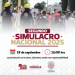 San Pedro Cholula se suma al Segundo Simulacro Nacional para reforzar la cultura de la prevención