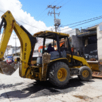 San Martín Texmelucan refuerza programa de bacheo en vialidades principales